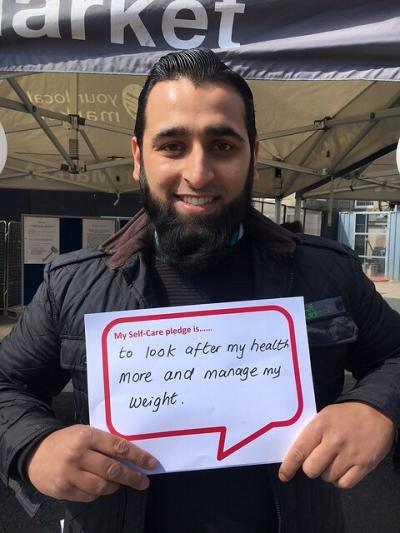 My self-care pledge is to look after my health more and manage my weight