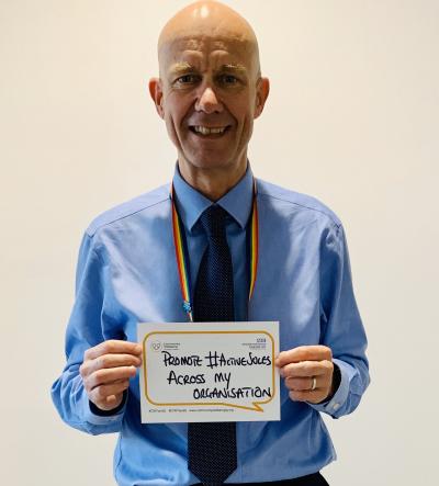 Steven Pleasant - Cheif Executive of Tameside Council making his pledge for Community Wellbeing