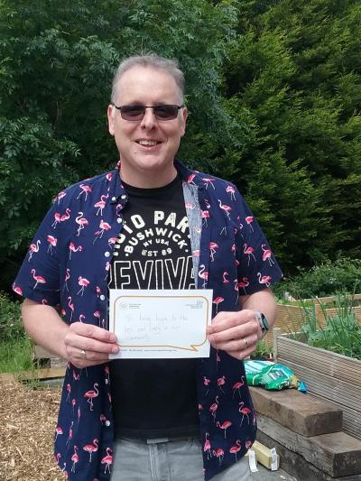 Andy from the Community Garden